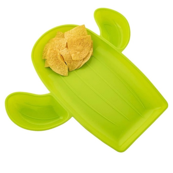 Cactus Shape Chips and Dip Bowl: Perfect Taco Bar Accessory for Your Next Party! - Picture 1 of 4